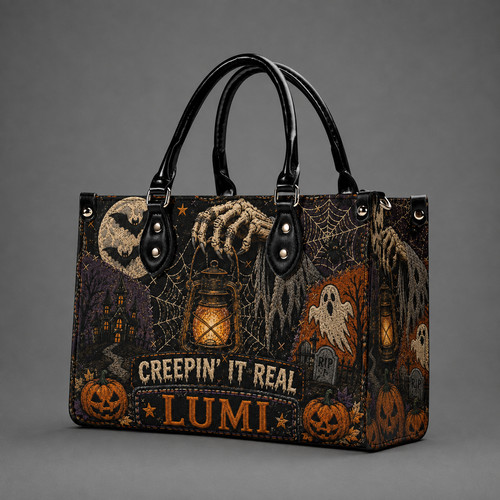 Borsa tote pelle halloween - borsa, in