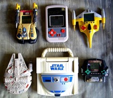 6 STAR WARS pocket videogames TIGER Micro Games Naboo R2-D2 Return jedi 1991