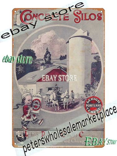 1910 silos cemento fattoria - 1910, in