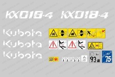 KUBOTA KX018-4 MINI ESCAVATORE