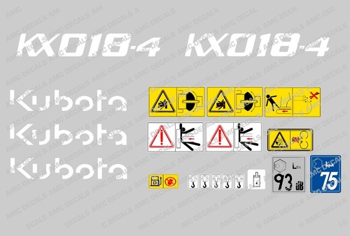 Kubota kx018 mini escavatore - kx018-4,
