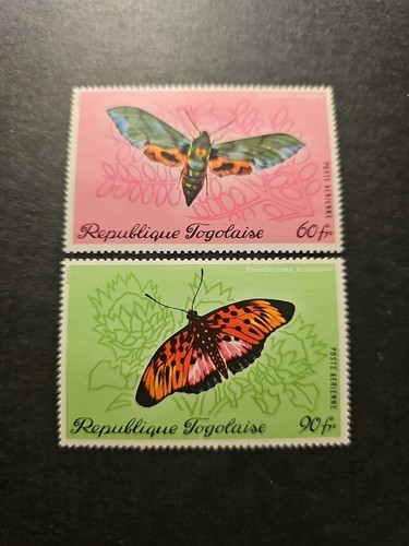 Timbro togo farfalle fauna - togo,