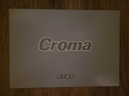Brochure depliant fiat croma - brochure,