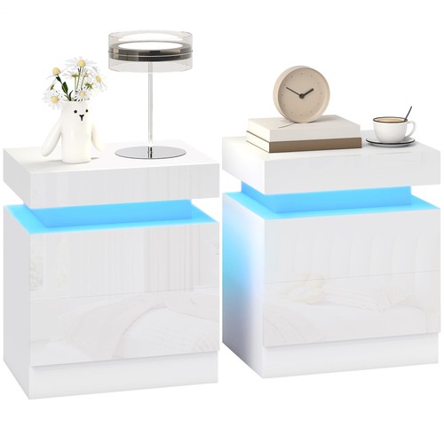 Homcom set comodini - set,