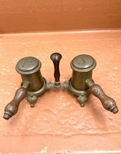 Antico Set Da Tavola Sale Pepe Ottone