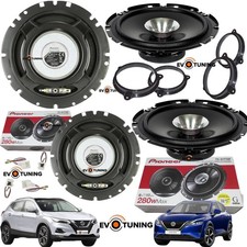 Kit 4 Casse Pioneer Anteriori e Posteriori bicono per Nissan Qashqai