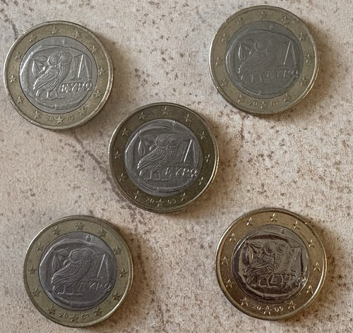 Raro lotto monete 1 un - 5,