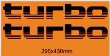 TURBO LOGO KIT x2  ADESIVI