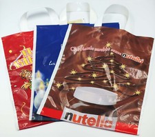 3 diversi shopper borsa sacchetto NUTELLA Ferrero NATALE 2000 COMPLEANNO - nuovi