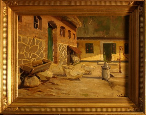 Casolare campagna aia oche - campagna,