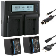 2x batteria + caricatore per