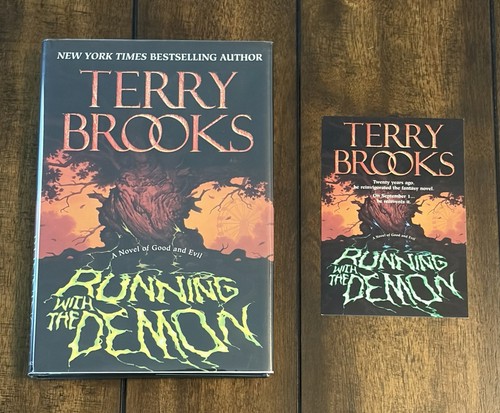 Signed terry brooks running - signed,