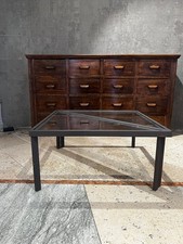 2 Tavolini da salotto in ferro verniciato e vetro