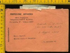 Regno Protezione Anti Aerea Busta con Testo  ly 087