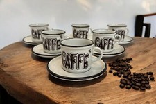 Set 6 tazzine e piattini