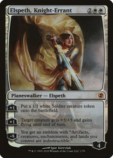MTG ELSPETH, KNIGHT-ERRANT FOIL EXC ELSPETH, CAVALIERA ERRANTE - DD.EVT