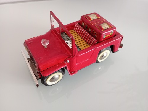 Giocattolo latta jeep a - giocattolo,