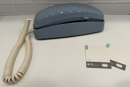 Telefono vintage country blue - vintage,