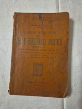 manuali hoepli 1913 il nuovo testo unico legge elettorale  politica 1° ediz