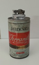Accendino Pubblicitario Lattina Aranciata Ferrarelle Acqua Sangemini Tobacciana 