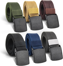 6 Pezzi Cintura Da Lavoro Uomo, Regolabile Nylon Cintura Militare Tattica Senza 
