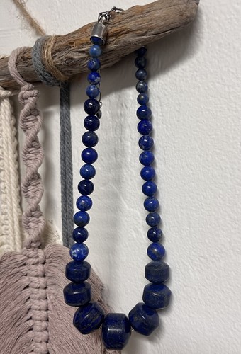 Collana lapislazzuli grossi - grossi, di