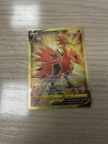 Pokemon card zapdos galar - pokemon, v