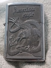 Accendino AMERICAN EAGLE (no Zippo) STAR-I since 1988 vintage lighter