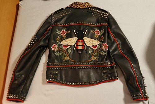 Giacca pelle gucci leather - pelle,