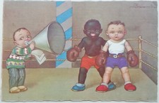 CARTOLINA PUGILATO PROPAGANDA