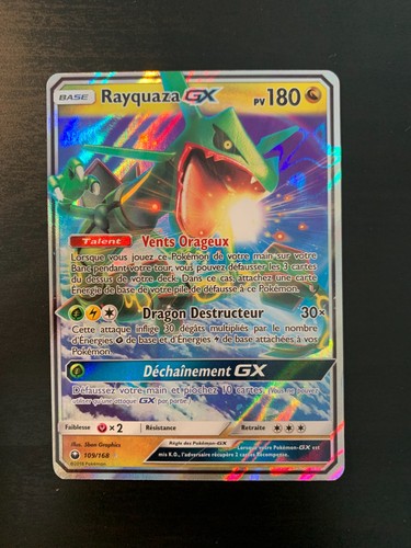 Carte pokémon rayquaza gx - carte,