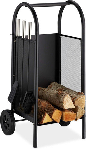 Carrello portalegna con - carrello,