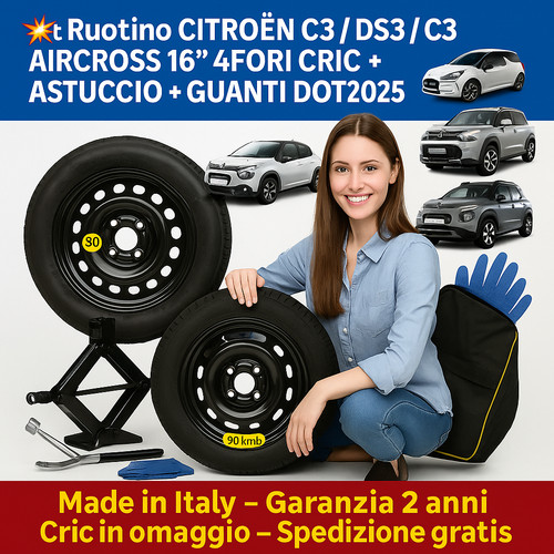 Ruotino scorta citroen - di, 16"