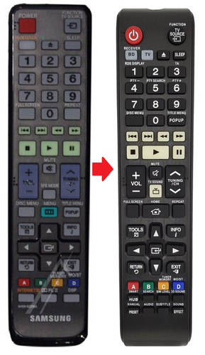 Telecomando ricambio per - telecomando, di