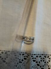 Pandora originale Anello Doppio Cuori e Pietre scintillanti,n.52/16,5 mm/Argento