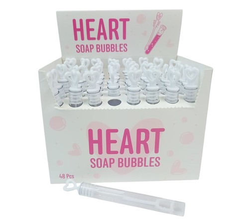 Bolle sapone cuore 48 - cuore, pz