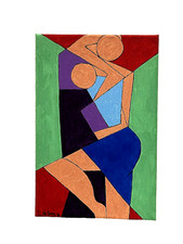 Figure astratte che si