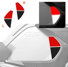 Adesivi nero rosso Fiancate