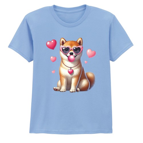 Shiba inu dog hearts animals - dog,