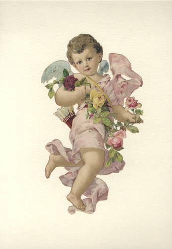 Cialda angelo veste - angelo, rosa