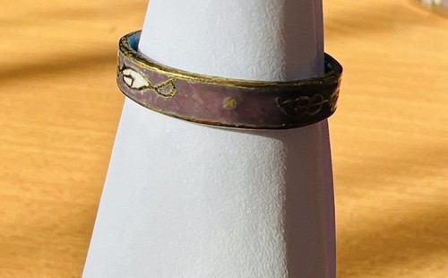 Anello cloisonné dal tocco - cloisonné,