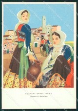 Sassari Bono Costumi Sardi Bakisfigus FG cartolina MQ5287