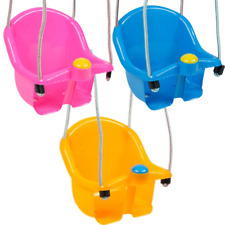 Altalena Seggiolino Clacson Bimba/o Dondolo da Giardino Corde Attacchi