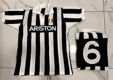 maglia Juve Ariston  1984/85 Gaetano Scirea N°6 Calcio Acrilico Vintage Lanetta