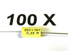 220nF, 0,22uF, 250V-, 20%