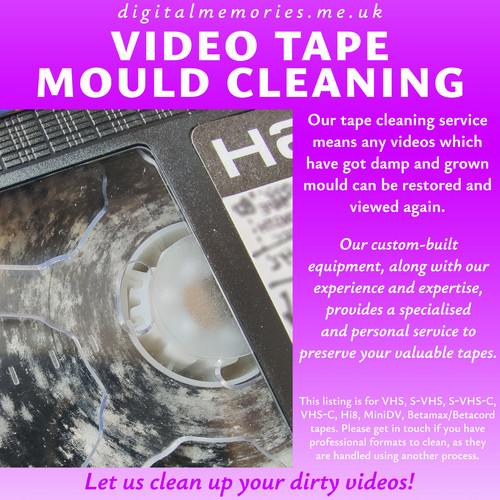 Video tape mould cleaning and - video,