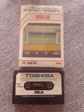 Videogioco MSX Toshiba Ninja ITA 1984