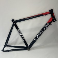 Telaio bici da strada Battaglin Speed 700c LG 54 cm alluminio nero/rosso nuovo