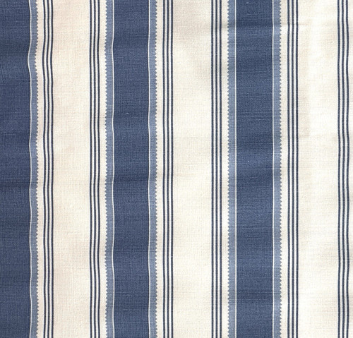 Tessuto righe larghe blu - righe,