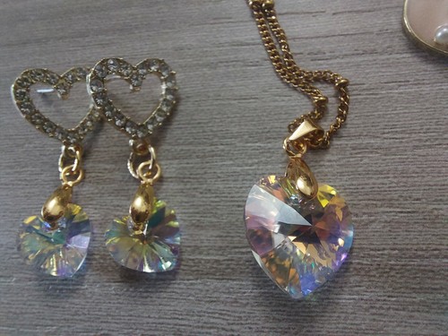 Parure cuore cristallo - parure,